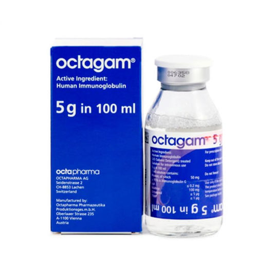 Octagam5g/100ml vial
